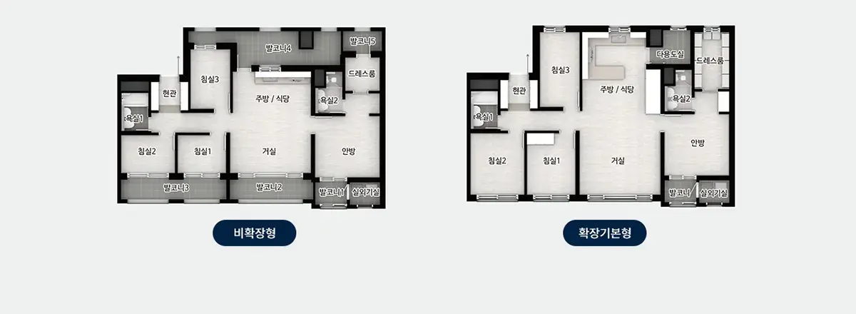 84A타입 확장형 구조